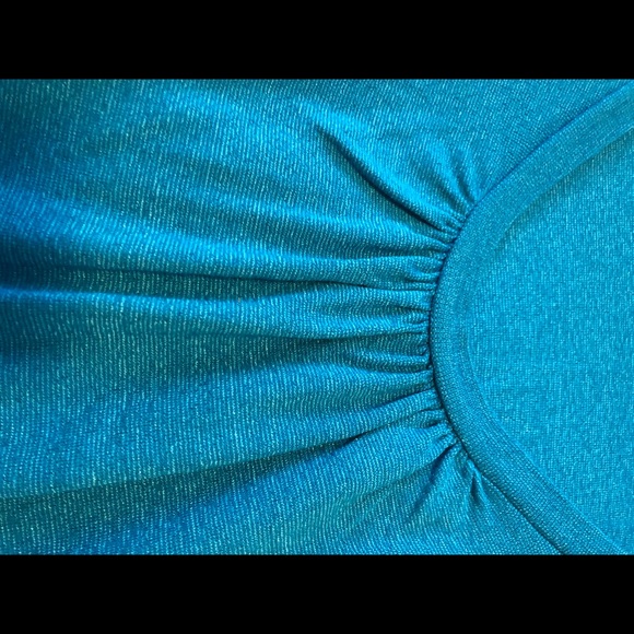 ❌SOLD❌MICHAEL STARS BLUE TOP - Picture 2 of 3